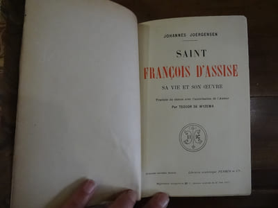 Saint François d'Assise, sa vie son Œuvre.