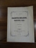 Sainte-Hélène, petite Ile. Traduit du manuscrit russe par Hirchwald.. Aldanov