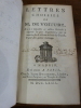 Lettres choisies de M. de Voiture, dans lesquelles ce célèbre Ecrivain a répandu le plus d'agrémens, par sa manière fine & délicate de louer les ...