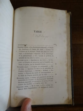 Ontologie naturelle ou étude philosophique des êtres. Suivi de "Histoire des travaux de Georges Cuvier" par P. Flourens.. Flourens, P.