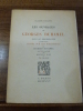 Les Ouvrages de Georges Duhamel, essai de bibliographie, précédé d'une lettre sur les bibliophiles par Georges Duhamel.. Aveline, Claude.