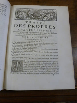 Traité des Propres réels, reputez réels et conventionnels, où sont traitées les notables questions du Droit François.. Renusson.