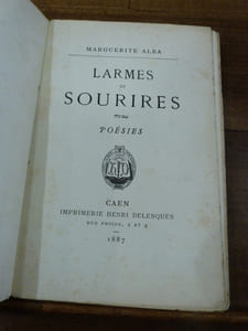 Larmes et sourires. Poésies.

