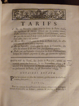 Dictionnaire raisonné, des Domaines et Droits Domaniaux ; Des droit d'echanges, et de ceux de contole des actes des notaires et sous-signatures ...