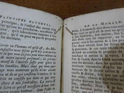 La Défense de la Religion, de la Morale, de la Vertu, de la Politique et de la Société. Dans la Réfutation des Ouvrages qui ont pour titre, l'un; Système social: ou Principes naturels de la Morale et de la Politique. Avec un examen de l'influence du Gouvernement sur les moeurs. L'autre: La Politique naturelle: ou Discours sur les vrais principes du Gouvernement.