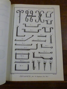Recueil de planches sur les sciences, les arts libéraux et les arts méchaniques, Serrurerie.

