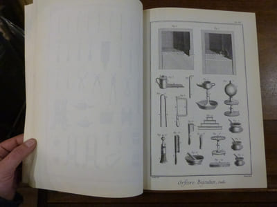 Recueil de planches sur les sciences, les arts libéraux et les arts méchaniques. Orfèvrerie, Joaillerie.