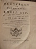 Questions sur l'ordonnance de Louis XIV du mois d'avril 1667. Relatives aux usages des cours de parlement, et principalement de celui de Toulouse..  ...