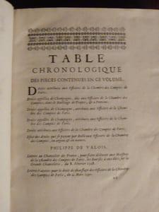 Recueil d'édits et lettres concernant les privilèges, exemptions, et droits dont jouissent les officiers de la chambre des comptes de Paris