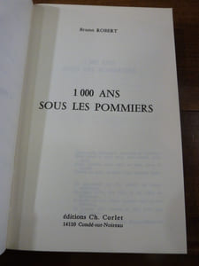 1000 ans sous les pommiers.