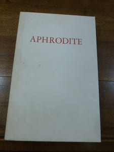 Aphrodite. Moeurs antiques.