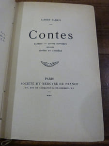 Contes. Xanthis, Divine Bontemps, Hyalis, Rovère et Angisèle.