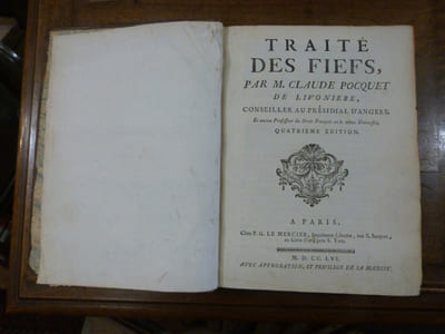 Traité des fiefs. 