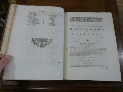 The Gentleman's and Connoisseur's Dictionary of Painters. Containing a complete Collection and Account, of the most distinguished Artists, who have flourished in the Art of Painting, at Rome, Venice, Naples, Florence, and other cities of Italy; in Holland, Flanders, England, Germany, or France; from the Year 1250, when the Art of Painting was revived by Cimabue, to the Year 1767; including abovr Five hundred Years, and the Number of Artists amounting to near One thousand Four hundred.
