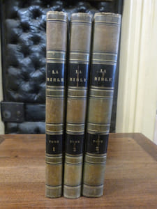 La Bible, traduction de la vulgate, par Le Maistre de Sacy. Ancien Testament.