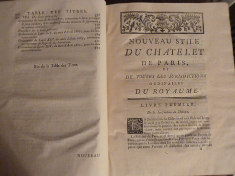 Nouveau Style du Chatelet de Paris, et de toute les juridisdictions ordinaires du royaume, tant en matière civile, criminiele, que de police, avec un ...
