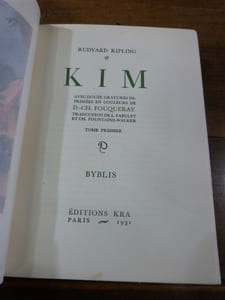Kim. Traduction de L. Fabulet et Ch. Fountaine-Walker.