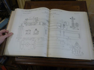 Revue Technique de l'exposition universelle de 1889. Atlas de la 6ème partie. Chaudières à Vapeur et Machines à vapeur.