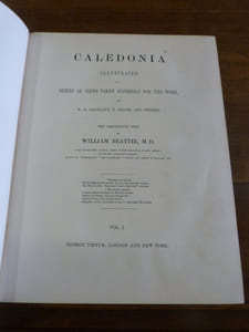 Caledonia illustrated in a series of views taken expressly for the work, by W.H. Bartlett, T. Allom, and others.