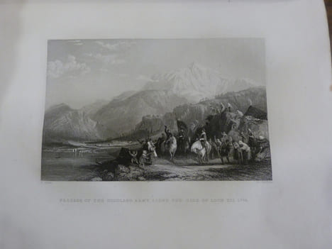 Caledonia illustrated in a series of views taken expressly for the work, by W.H. Bartlett, T. Allom, and others.. Beattie, William.
