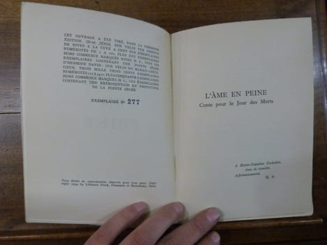 L'Ame en Peine.. Noël, Marie