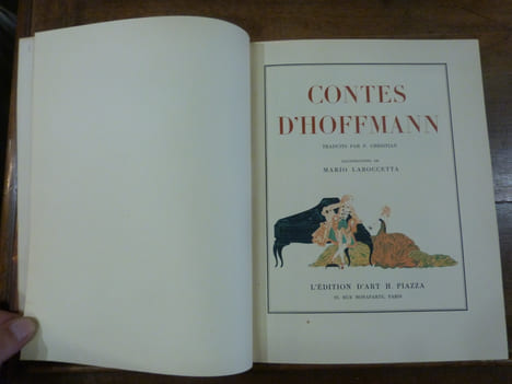 Contes d'Hoffmann traduits par P. Christian.. Illustrations de Mario Laboccetta.
. Hoffmann