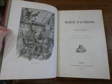 La Marine d'autrefois. Avec une lettre-préface du vice-amiral Miot.. Contesse, Georges.