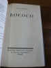 Rococo.. Morand, Paul. 