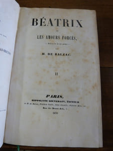 Béatrix ou les amours forcés.