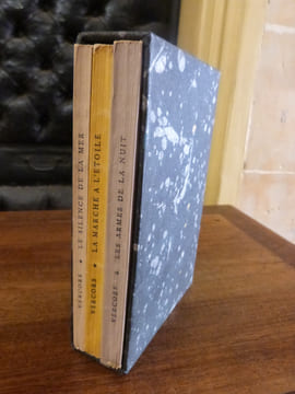 Le Silence de la mer - La Marche à l'étoile - Les Armes de la nuit.
. Vercors (pseudonyme de Jean Bruller).