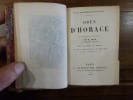 Odes d'Horace. traduction nouvelle par M. Patin, avec le texte [latin] en regard et deux composition de Meunier.. Horace