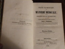 Traité Elémentaire de Matière Médicale ou de Pharmacologie vétérinaire, suivi d'un  formulaire pharmaceutique raisonné.  Moiroud