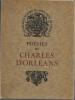 Poésies de Charles d'Orléans. D'ORLEANS Charles