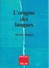 L'origine des langues, sur les traces de la langue mère. RUHLEN Merritt
