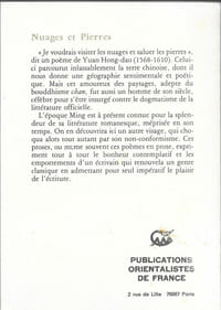 Nuages et Pierres - Proses