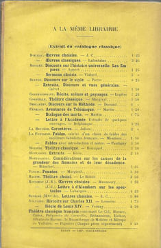La Société Française au dix-huitième siècle d'après les Mémoires. SAMOUILLAN Alexandre