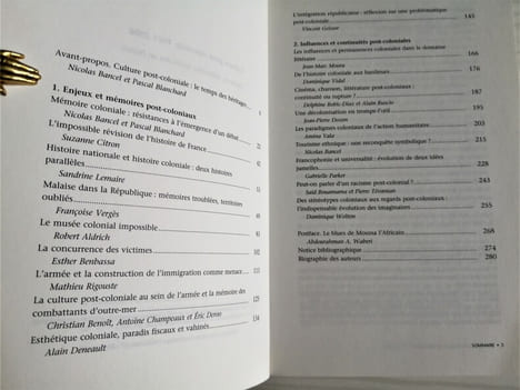 Culture post-Coloniale 1961 - 2006 . Traces et mémoires coloniales en France. BLANCHARD Pascal et BANCEL Nicolas