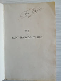 Vie de Saint François D'Assise