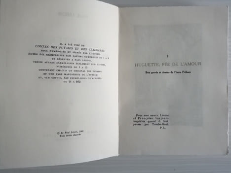 Contes des Futaies et des Clairières. LEBOIS Paul