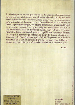 La Diététique de Lord Byron. MATZNEFF Gabriel