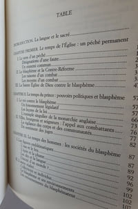 Histoire du Blasphème en Occident
XVIe - XIXe siècle