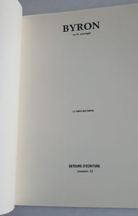 BYRON (ou la stratégie)