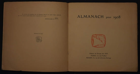 ALMANACH POUR 1908