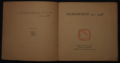 ALMANACH POUR 1908 . Collectif