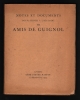 NOTES ET DOCUMENTS POUR SERVIR A L’HISTOIRE DES AMIS DE  GUIGNOL (le mardi gras 1927).. Collectif