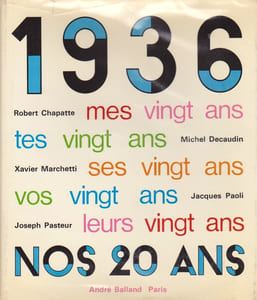 1936. Nos vingts ans.
