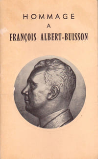 HOMMAGE A FRANÇOIS ALBERT-BUISSON.