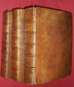 Astronomie par Jérôme Le Français (La Lande). Tables Astronomiques, calculées sur les Observations les plus nouvelles, pour servir à la troisième Edition de l'Astronomie. Troisième édition revue et augmentée (3 volumes).