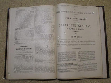 Journal du Magnétisme : du N°1 (janvier 1892) au N°30 (décembre 1894) + Supplément au Journal du Magnétisme de décembre 1894 (catalogue général de la ...