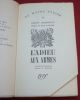 L'Adieu aux armes. Traduit de l'Anglais par Maurice E. Coindreau. Préface de Drieu la Rochelle.. HEMINGWAY, Ernest Miller.